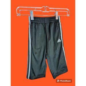 Adidas Black Track Pants Size 2T (X16)